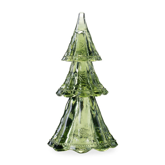 Juliska Berry & Thread 9" Stackable Glass Tree 3pc in Evergreen
