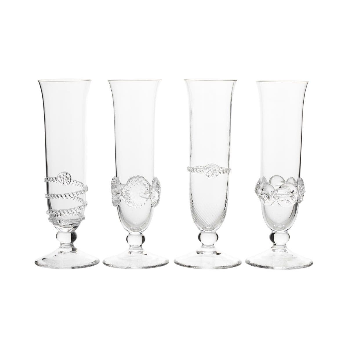Juliska Heritage Flutes, Set of 4