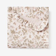 Load image into Gallery viewer, Elegant Baby Woodland Print Organic Muslin Baby Blanket
