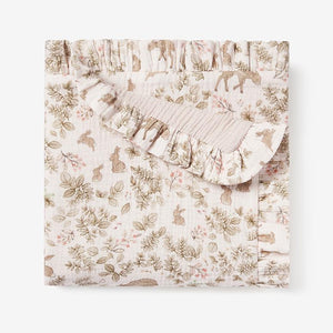 Elegant Baby Woodland Print Organic Muslin Baby Blanket