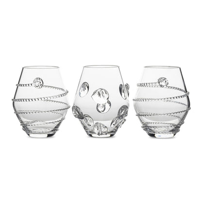 Juliska Assorted Mini Clear Vases, Set of 3