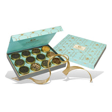 Load image into Gallery viewer, Vahdam Tea Bloom Tea Gift Set - 12 Tin Caddy Set