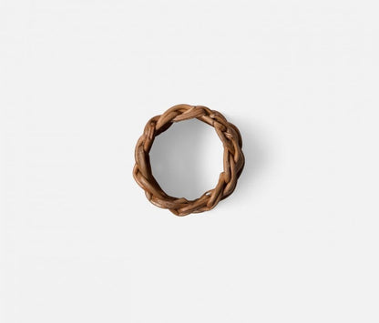 Blue Pheasant Hampton Honey Rattan Napkin Ring - Set of 4
