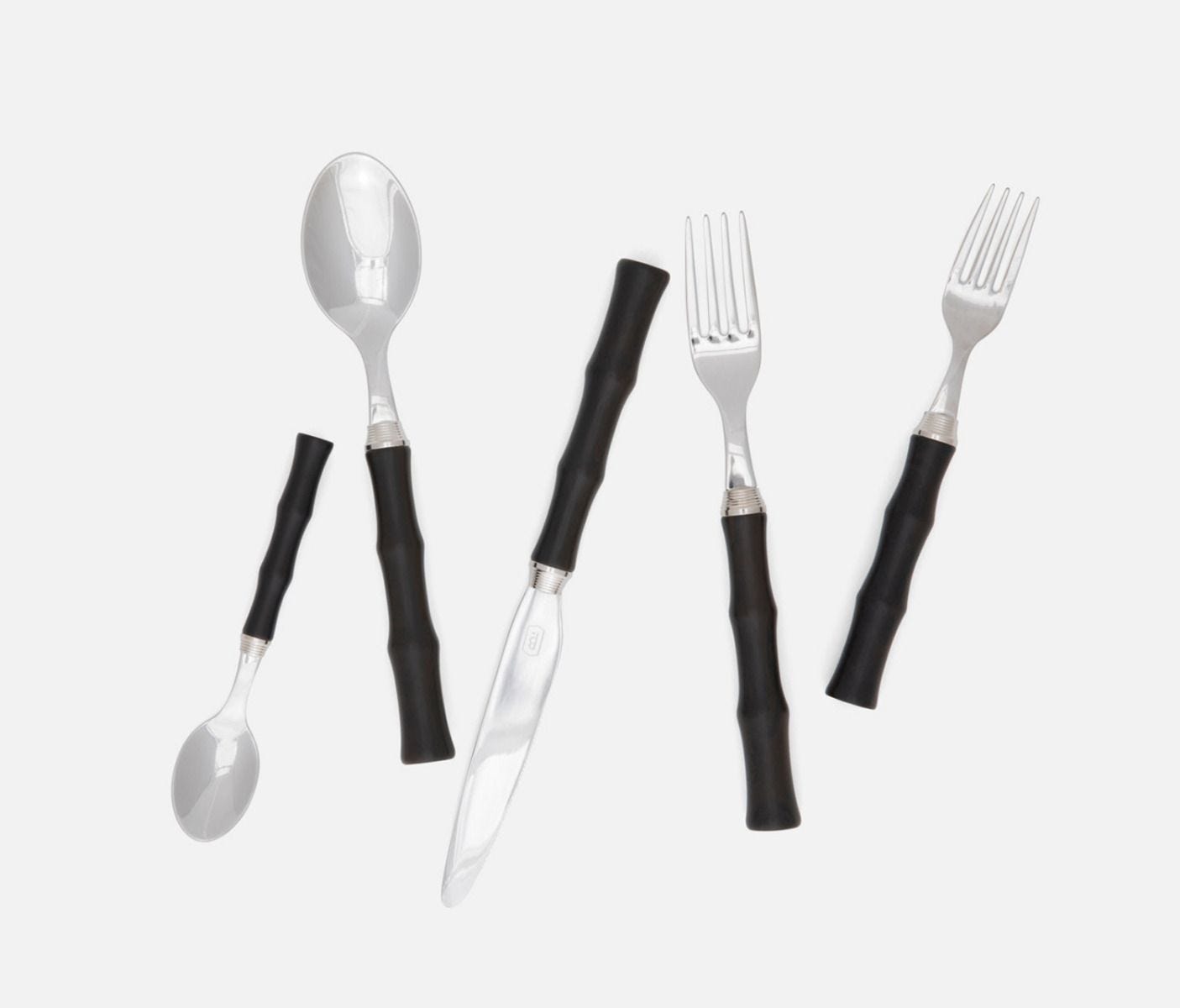 Blue Pheasant Montecito Dark Brown Flatware