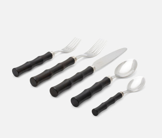 Blue Pheasant Montecito Dark Brown Flatware
