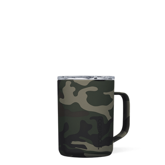 Corkcicle 16 oz Mug - Woodland Camo