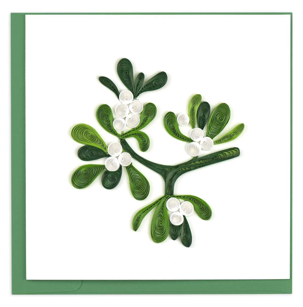 Quilling Card - Mistletoe Card