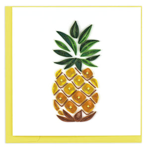 Quilling Card - Pineapple Greeting Card
