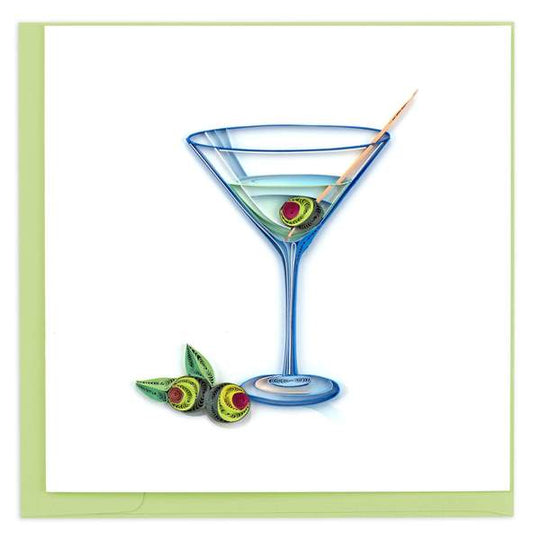 Quilling Card - Gin Martini