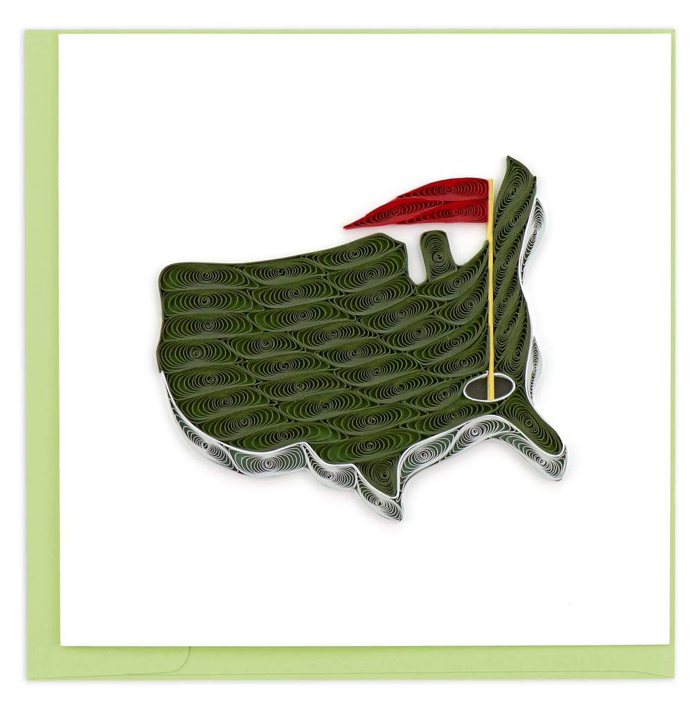 Quilling Card - Hole In One Greeting Card