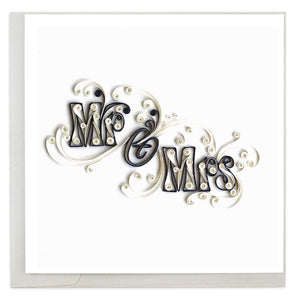 Quilling Card - Mr. & Mrs.