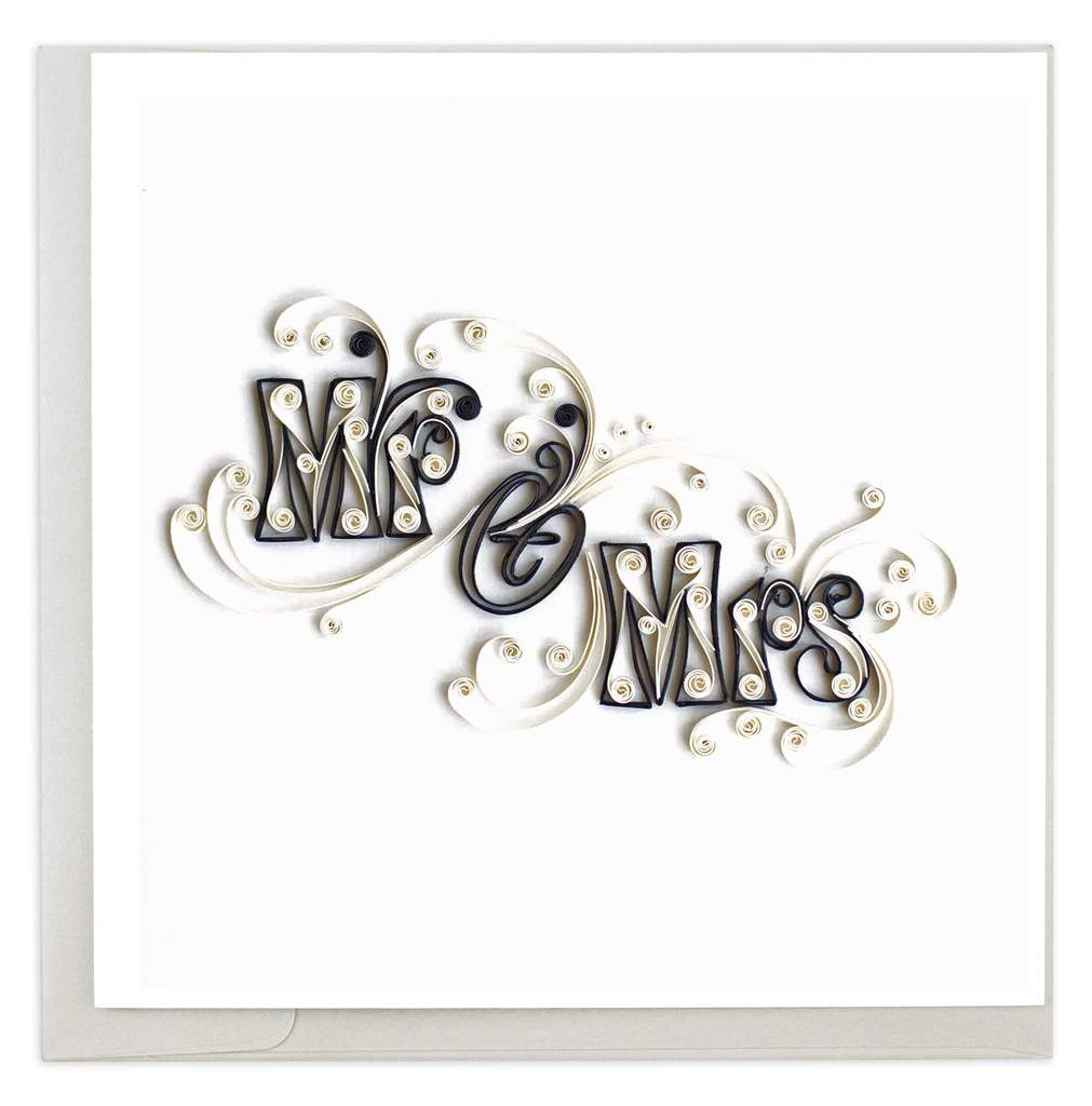 Quilling Card - Mr. & Mrs.