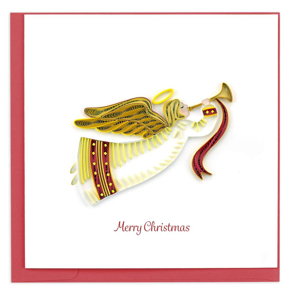 Quilling Card - Christmas Angel