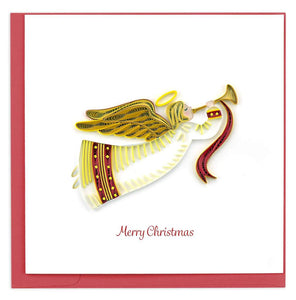Quilling Card - Christmas Angel