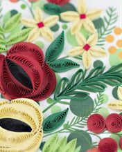 Load image into Gallery viewer, Quilling Card - Holiday Bouquet
