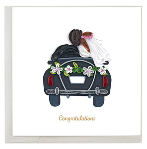 Quilling Card - Just Married