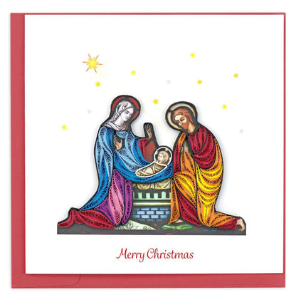 Quilling Card - Nativity Scene