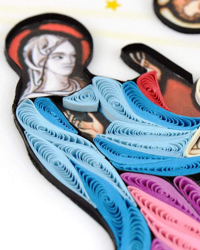 Quilling Card - Nativity Scene