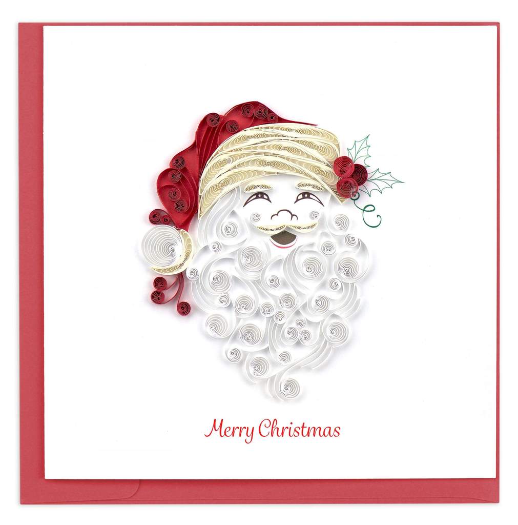 Quilling Card - Santa Beard