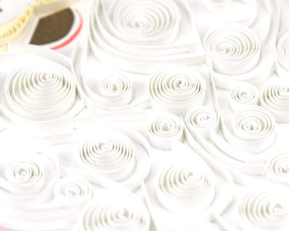 Quilling Card - Santa Beard