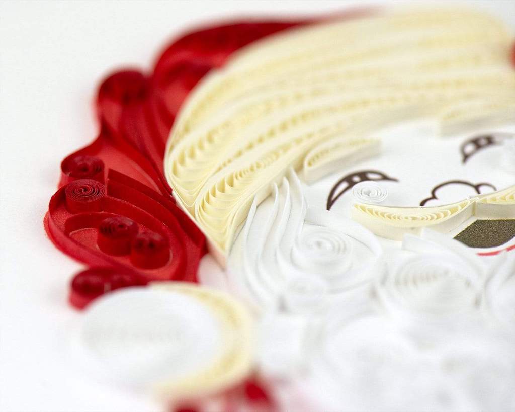 Quilling Card - Santa Beard