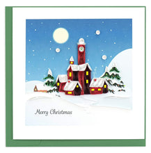 Load image into Gallery viewer, Quilling Card - Santa&#39;s Village