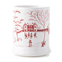 Load image into Gallery viewer, Country Estate Winter Frolic in Ruby &quot;Mr. &amp; Mrs. Claus&quot; Mug - Juliska