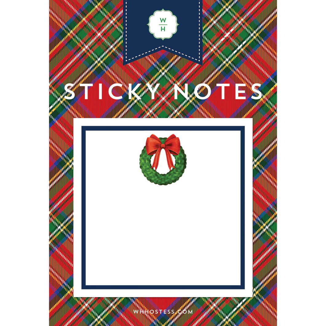 Christmas Wreath Sticky Notes 3 x 3
