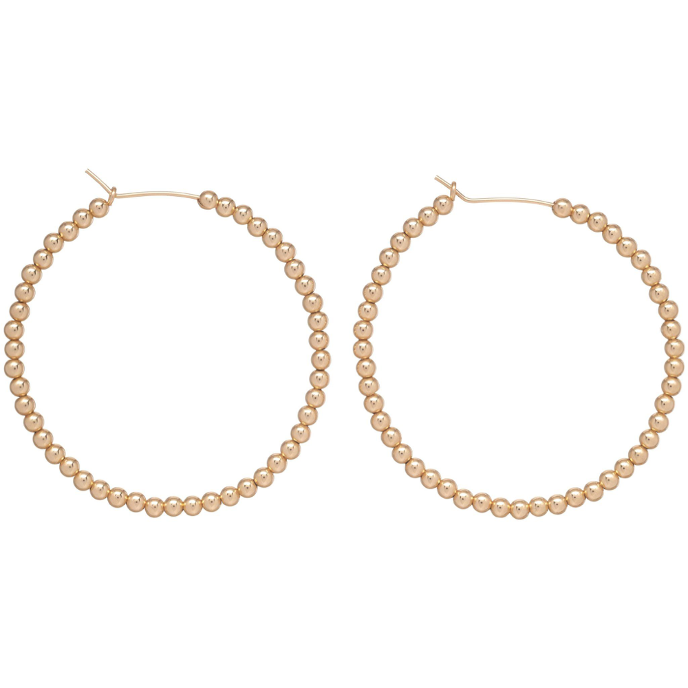 enewton Beaded Gold 1.75 Hoop - 3mm Bead Gold