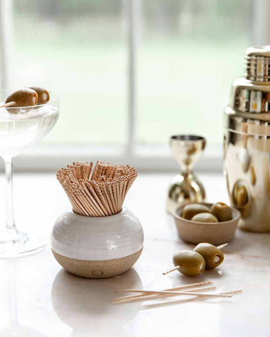 Farmhouse Pottery Cocktail Pick Holder