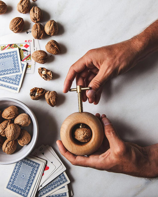 Farmhouse Pottery Wooden Nutcracker