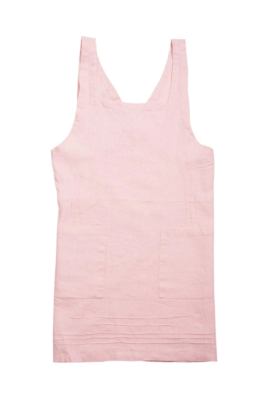 Linen Apron - Pink