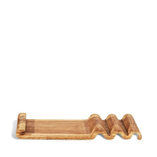 Load image into Gallery viewer, Montes Doggett Waffle Carved Wood Tray