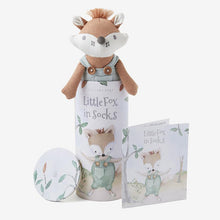 Load image into Gallery viewer, Elegant Baby 10&quot; Felix the Fox Baby Knit Toy with Gift Box