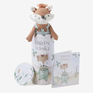 Elegant Baby 10" Felix the Fox Baby Knit Toy with Gift Box