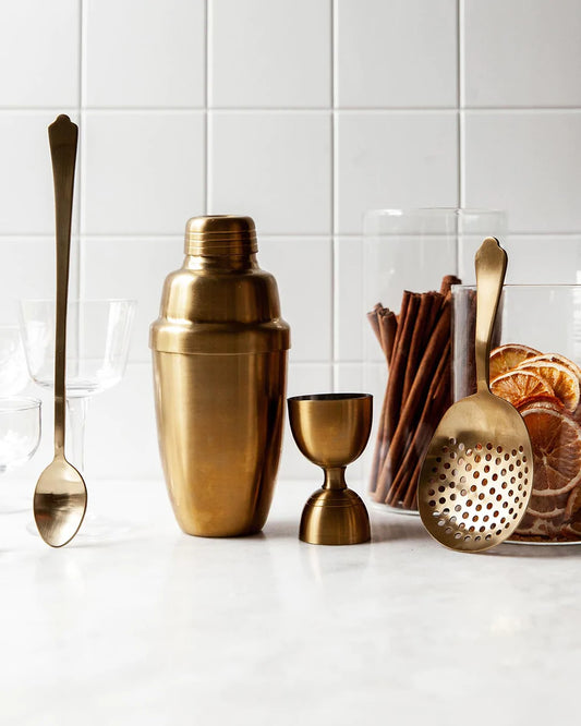 Farmhouse Pottery Essex Cocktail Shaker Gold