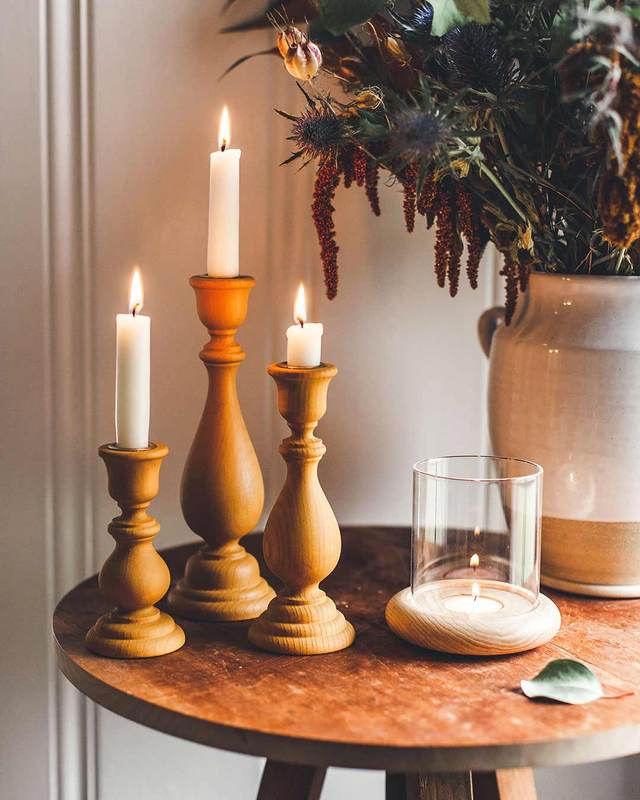 Farmhouse Pottery Essex Candlestick - Ochre