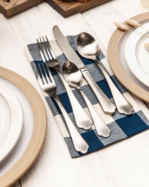Farmhouse Pottery Farmer's Navy Napkins