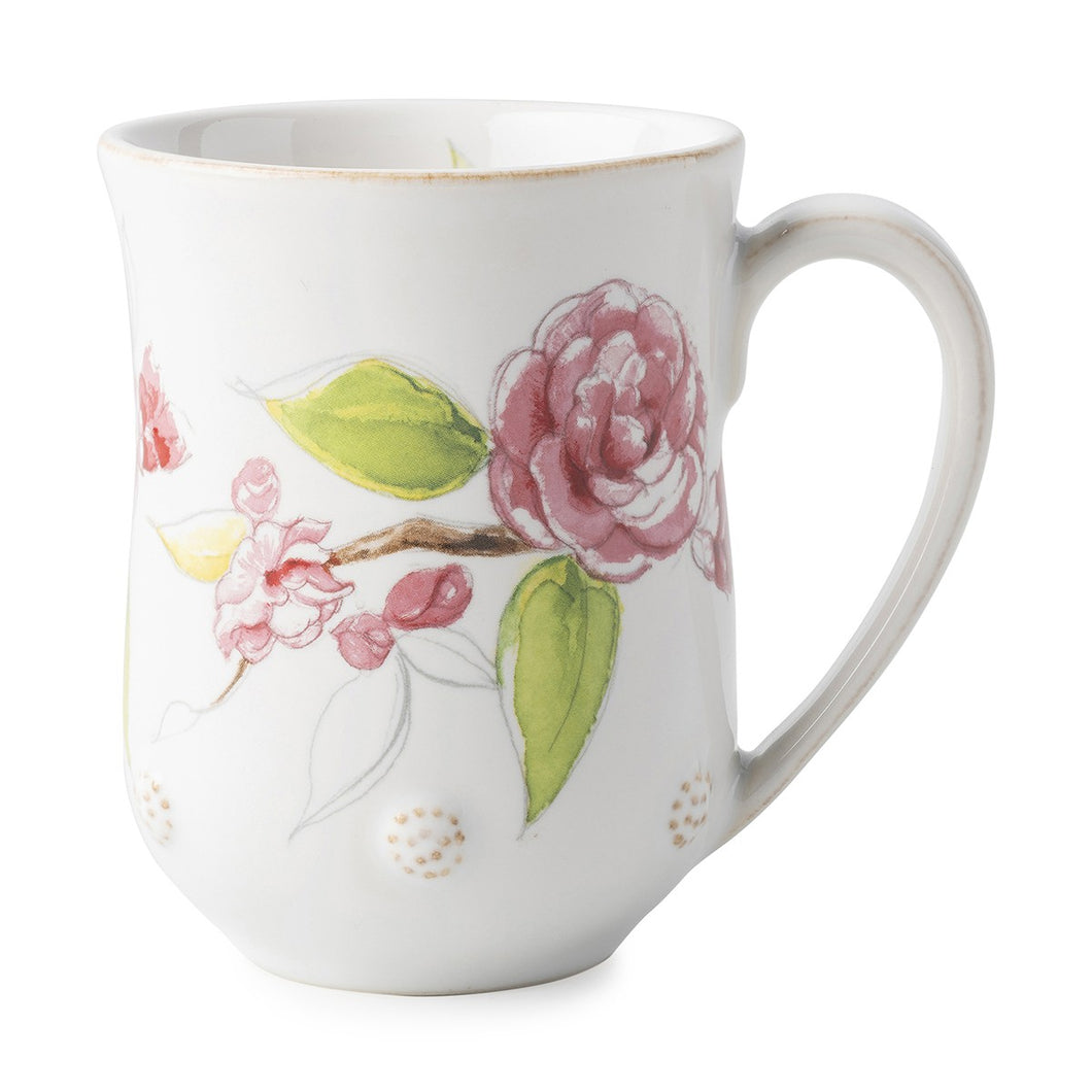 Berry & Thread Floral Sketch Mug in Camellia - Juliska