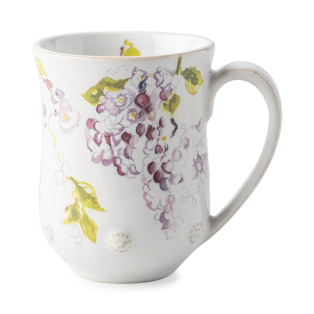 Berry & Thread Floral Sketch Mug in Wisteria - Juliska