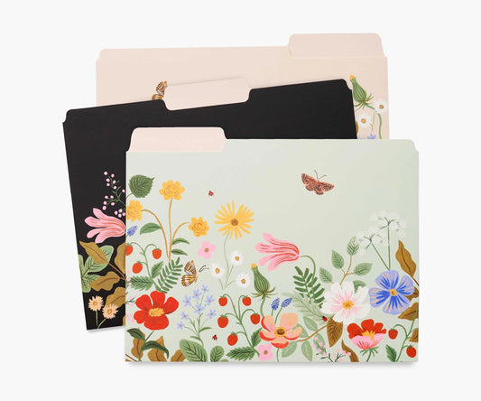 Rifle Paper Co. Strawberry Fields File Folder Set