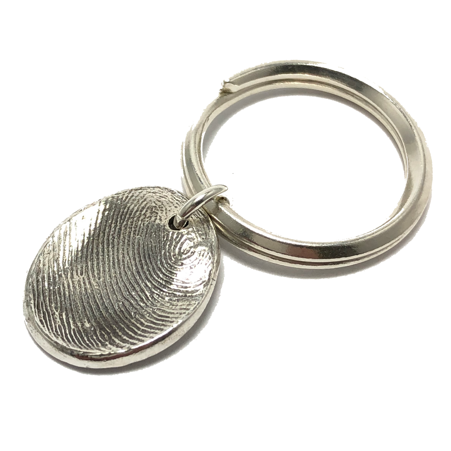 Custom Silver Fingerprint Pendant Kit