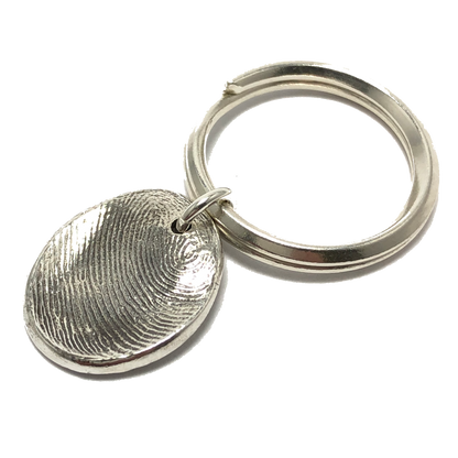 Custom Silver Fingerprint Pendant Kit