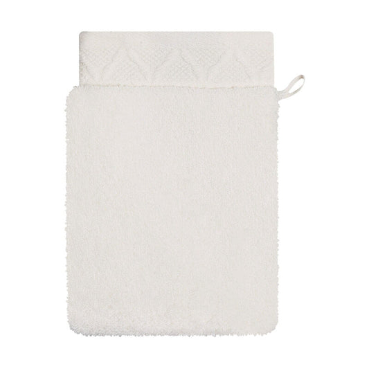 Jacquard Francais Caresse Ivory Wash Mitt