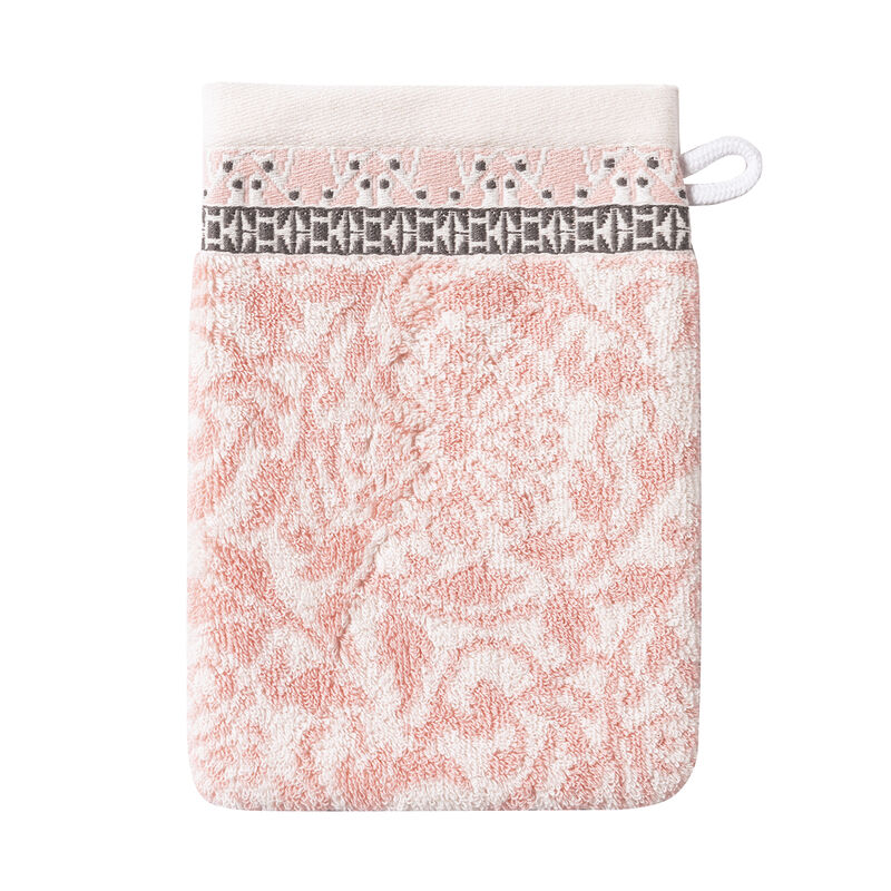 Jacquard Francais Charme Pink Wash Mitt