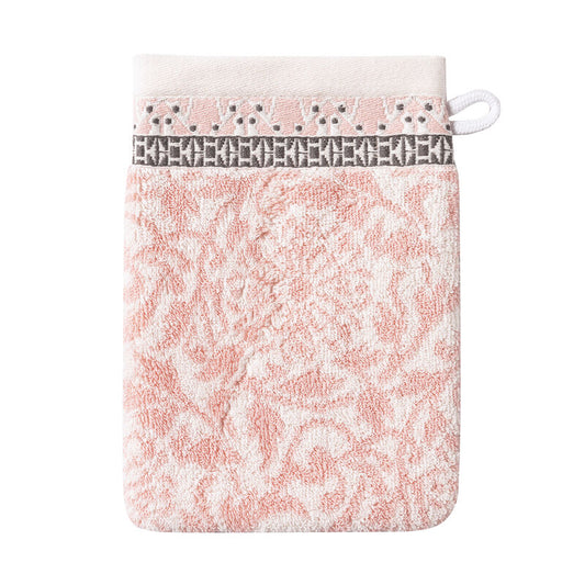 Jacquard Francais Charme Pink Wash Mitt