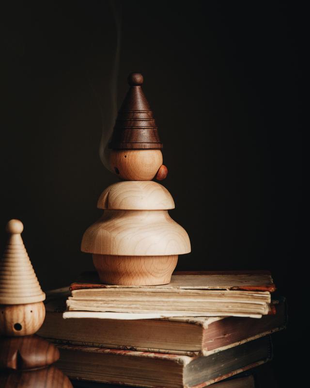 Farmhouse Pottery Crafted Woodland Smoker - Helga