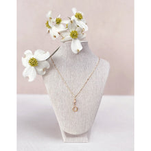 Load image into Gallery viewer, confetti necklace gold filled mystic pale pink