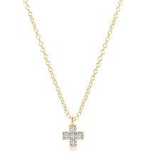 Load image into Gallery viewer, enewton 14kt Gold and Diamond Signature Cross Necklace