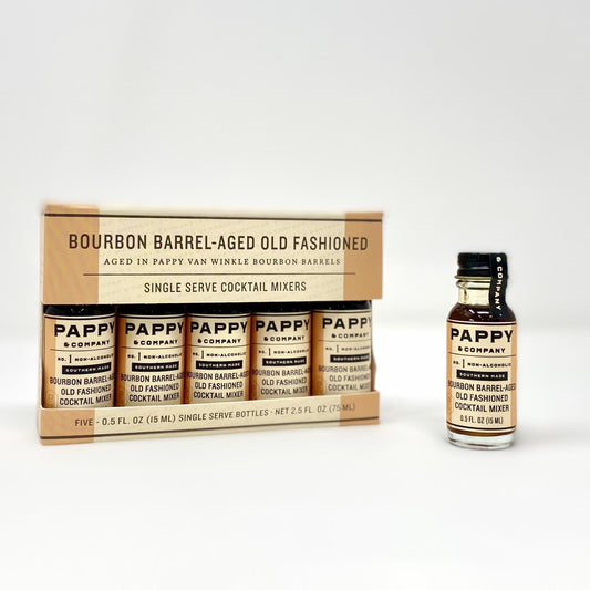 Bittermilk Pappy Van Winkle Bourbon Barrel Aged Old Fashioned Mix - Single Serve 5 Pack
